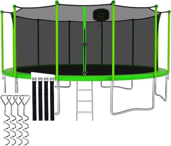  Cityle 1500lbs. 16 ft. Trampoline for adults.